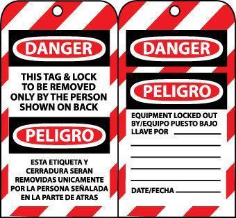 NMC Bilingual Lockout Tags