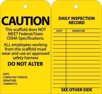 NMC Scaffold Status Tags