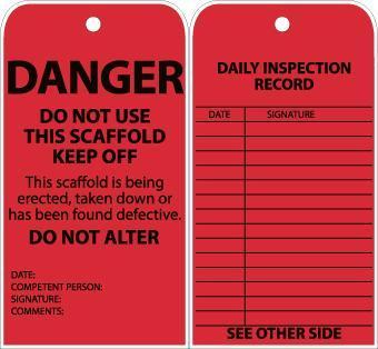 NMC Scaffold Status Tags