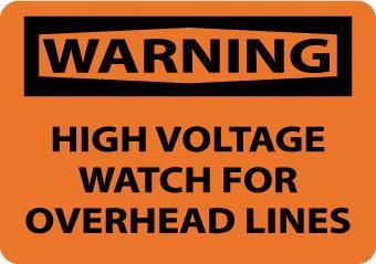 NMC Voltage OSHA Warning Signs