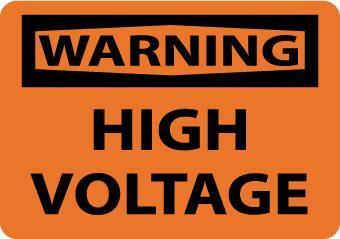 NMC Voltage OSHA Warning Signs