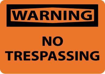 NMC Trespassing and Property Signs