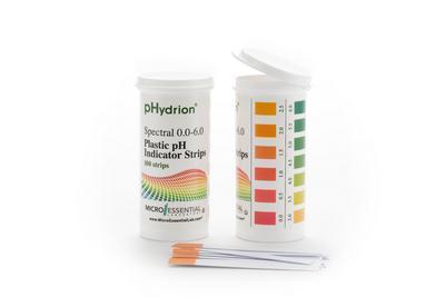 pHydrion pH strips, Micro Essential Laboratory