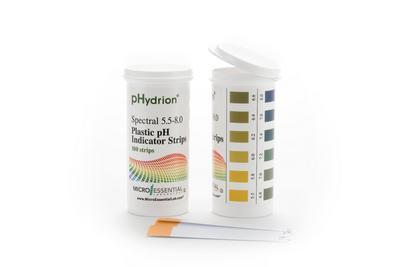 pHydrion pH strips, Micro Essential Laboratory