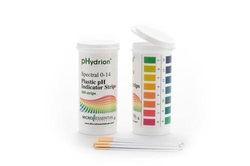 pHydrion pH strips, Micro Essential Laboratory