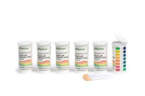 pHydrion pH strips, Micro Essential Laboratory