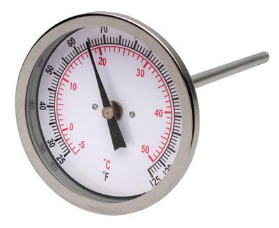 VWR® Bi-Metallic Dial Thermometers, 1/2" NPT Threaded Connection