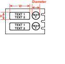 LABEL THT1X.5/.44DIATOP RL2000