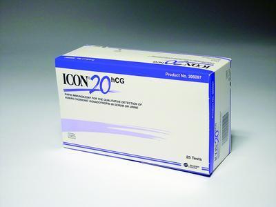 ICON® 20 hCG Pregnancy Test, Beckman Coulter®