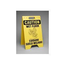 Double-Sided Floor Caution Signs, Brady®