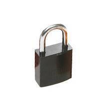 ALUM PADLOCK 1 KD BLACK PK6