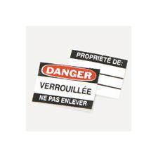 SAFETY PADLOCK LABELS PK6 FRN