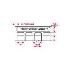 Lasertab Laser Printer Labels, Brady®