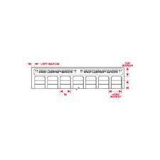 Lasertab Laser Printer Labels, Brady®