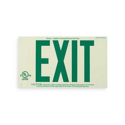 BradyGlo® Frameless Exit Signs, Brady®