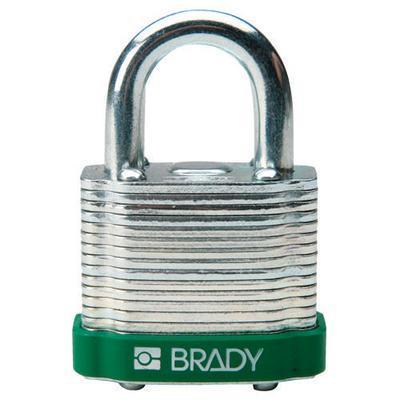 BRADY LOCK STEEL .75IN KDGRN