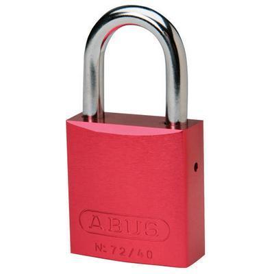 ABUS ALUM PADLOCK 1 KD RED