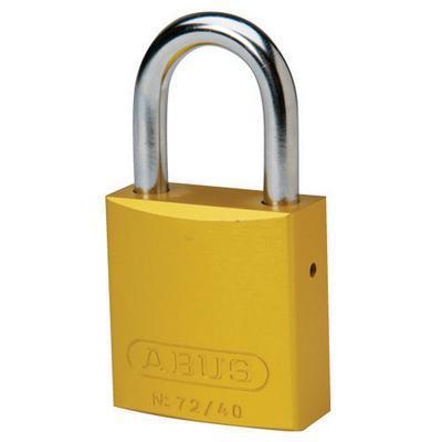 PADLOCK ALUMINUM 1 KD YELLOW