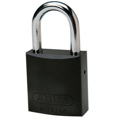 ABUS ALUM PADLOCK 1IN KDBLACK