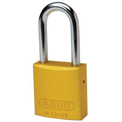 ALUM PADLOCK 1.5 KD YELLOW