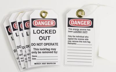 TAG LOCKOUT/DO NOT OPERAT PK25