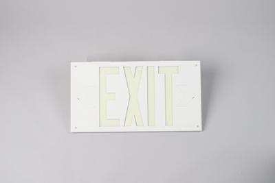 EXIT SIGN FOTOLUM WALLMNTD WHT