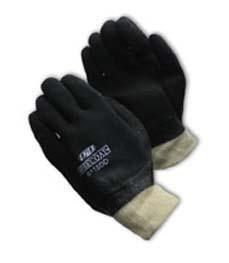 GLOVE PVC DDIP SANDY KW PK12