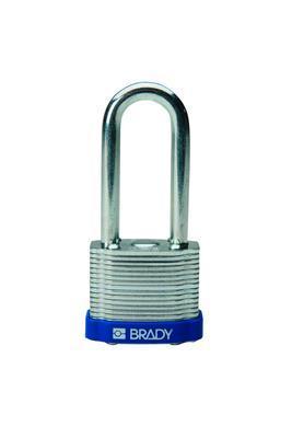 STEEL PADLOCK 2.0IN KD BLUEPK6