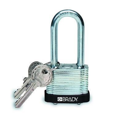 BRADY LOCK STEEL 2.0IN KDBLK