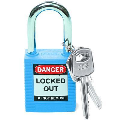 PADLOCK BRADY SFTY 1.5IN KDBLU