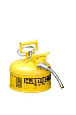 Type II AccuFlow™ Safety Cans for various types of liquids, Justrite