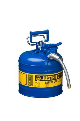 Type II AccuFlow™ Safety Cans for various types of liquids, Justrite