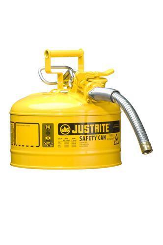 Type II AccuFlow™ Safety Cans for various types of liquids, Justrite