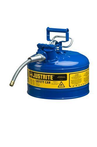 Type II AccuFlow™ Safety Cans for various types of liquids, Justrite