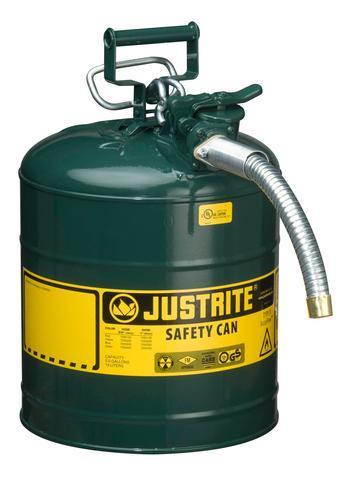 Type II AccuFlow™ Safety Cans for various types of liquids, Justrite