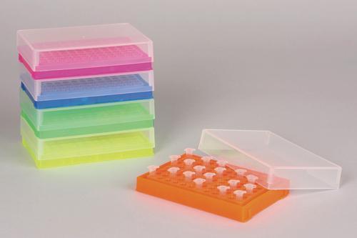 SCIENCEWARE® 96-Well PCR Tube Rack with Cover, Bel-Art