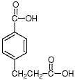 3-(4-Carboxyphenyl)propionic Acid, Min 98.0% (T)