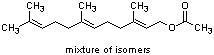 Farnesyl Acetate (mixture of isomers), Min 95.0% (GC)