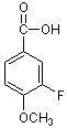 3-Fluoro-4-methoxybenzoic Acid, Min 98.0% (GC)(T)