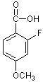 2-Fluoro-4-methoxybenzoic Acid, Min 98.0% (T)