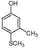 4-(Methylthio)-m-cresol, Min 95.0% (GC)