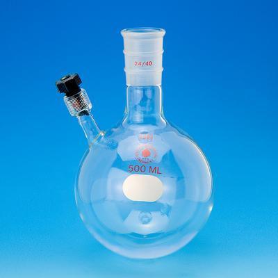 Round-Bottom Flasks with Threaded Side Port, Ace Glass Incorporated