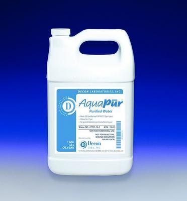 AquaPur™ Purified Water, USP, Decon Labs