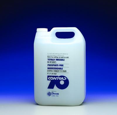 Contrad 70, liquid detergent, Decon Labs