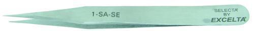 Tweezers with Straight Fine Tips, Style 1, Excelta