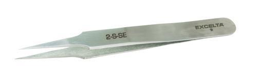 Tweezers with Straight Fine Taper Tips, Style 2, Excelta