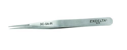 Tweezers with Straight Fine Tip, Style 3C, Excelta