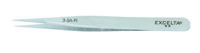 Tweezers with Straight Fine Tip, Style 3, Excelta