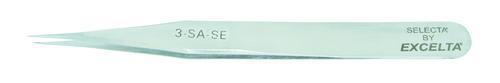 Tweezers with Straight Fine Tip, Style 3, Excelta