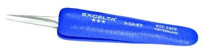 Tweezers, Ergonomic ESD-Safe Cushioned Grip, Excelta